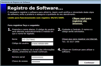 Janela de registro